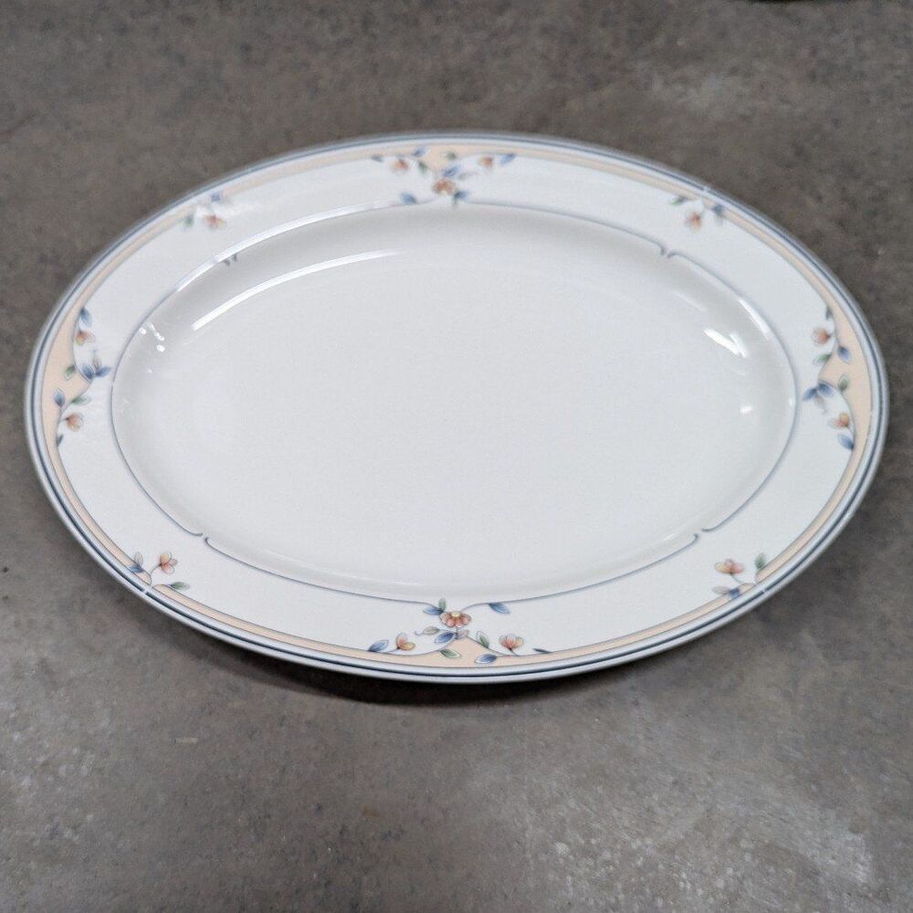 Princess House Heritage Blossom‎ Porcelain Exclusive oblong Serving Platter